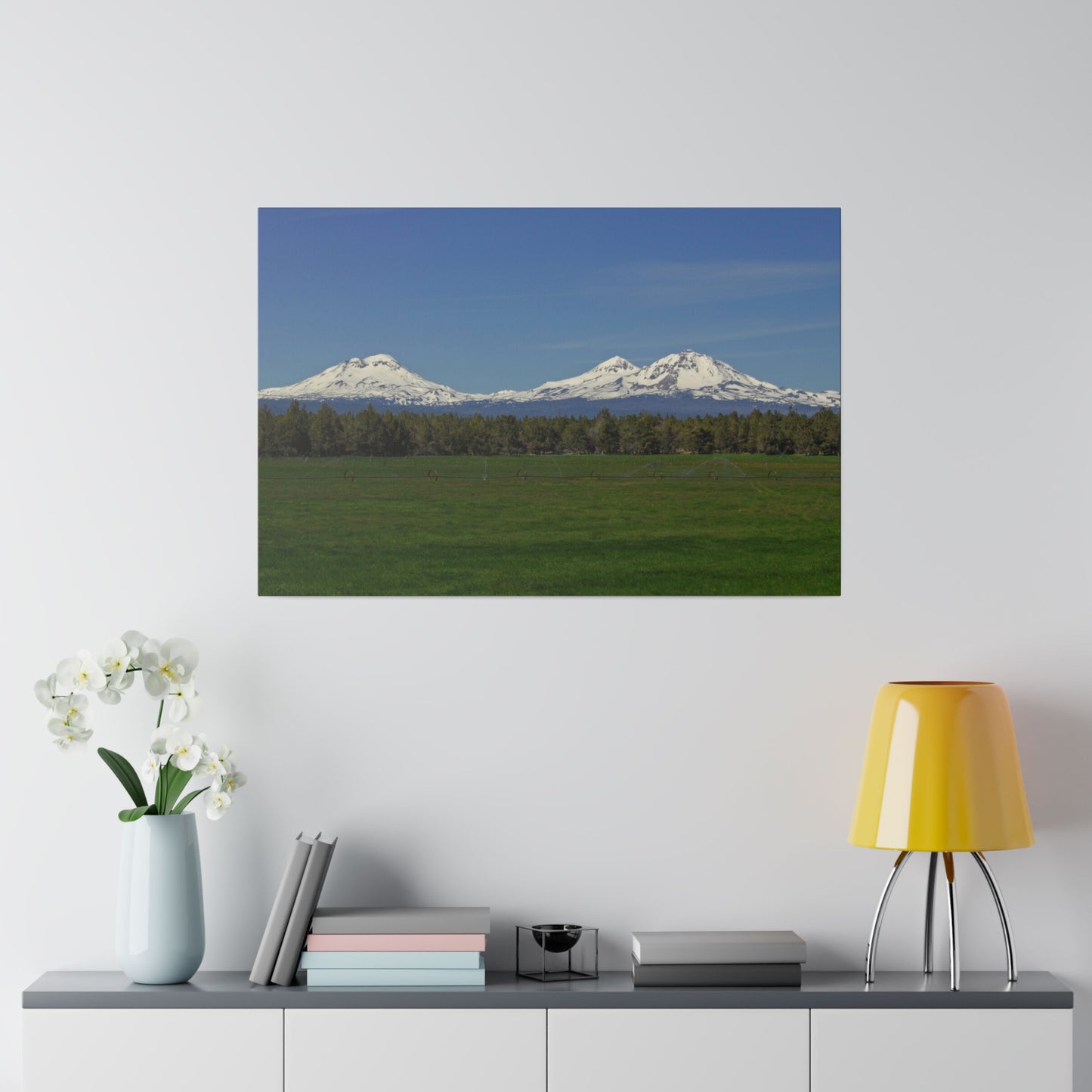 Mountain Field Matte Canvas