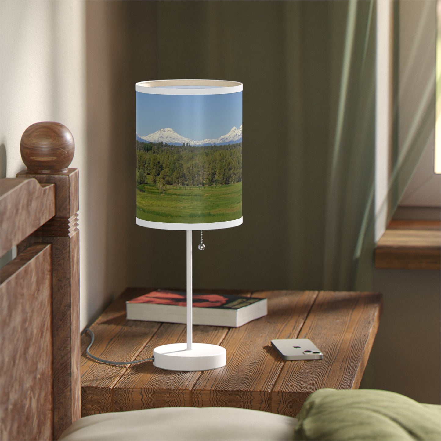 Mountain Meadow Lamp on a Stand