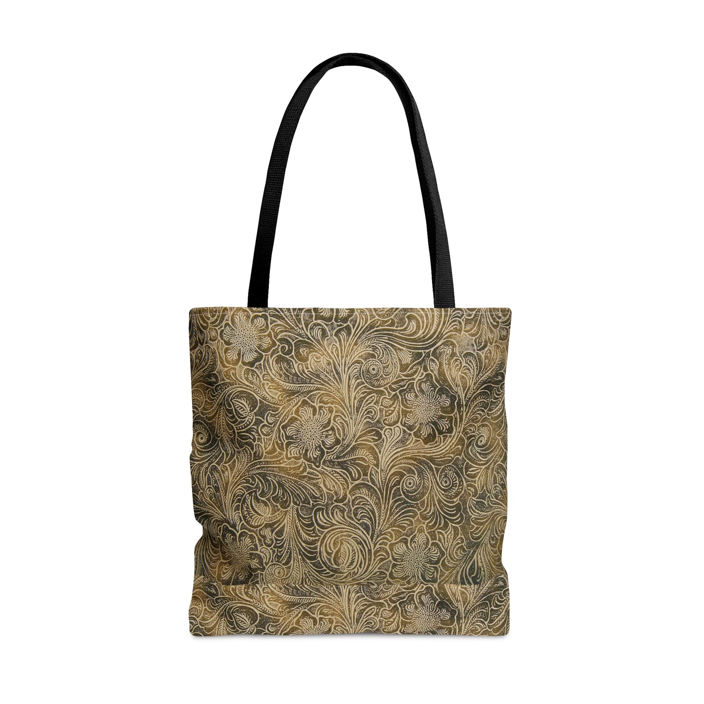 Western Leather Print Tote Bag