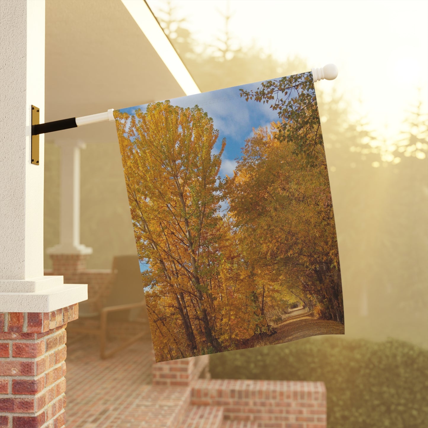 Autumn Trail Garden & House Banner