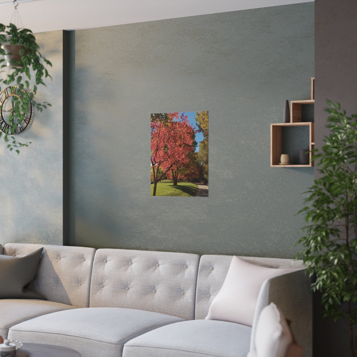 Autumn Glow Satin Posters