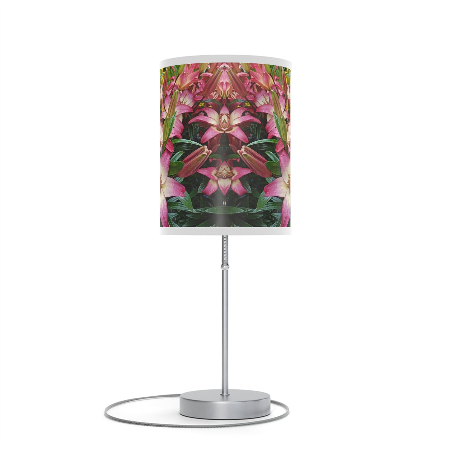Lovely Lilies Lamp on a Stand