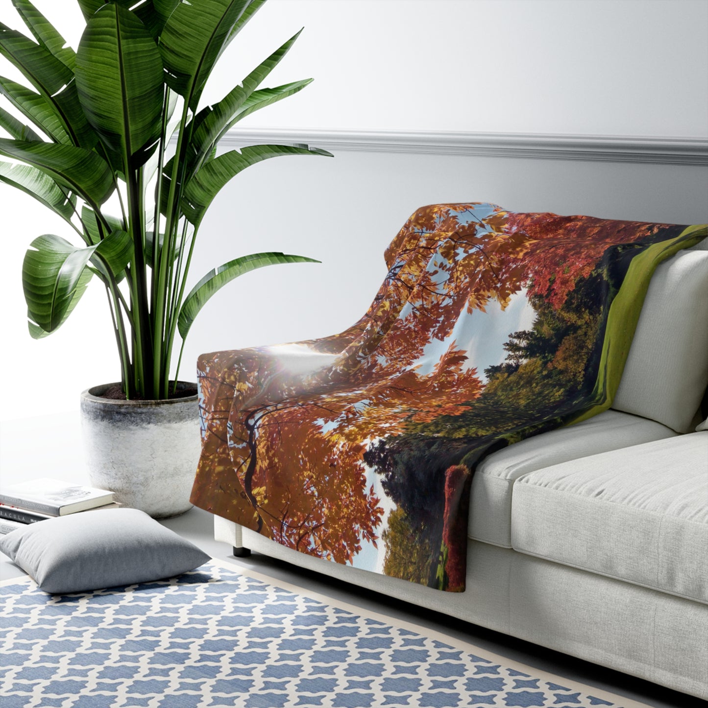 Autumn Light Sherpa Fleece Blanket