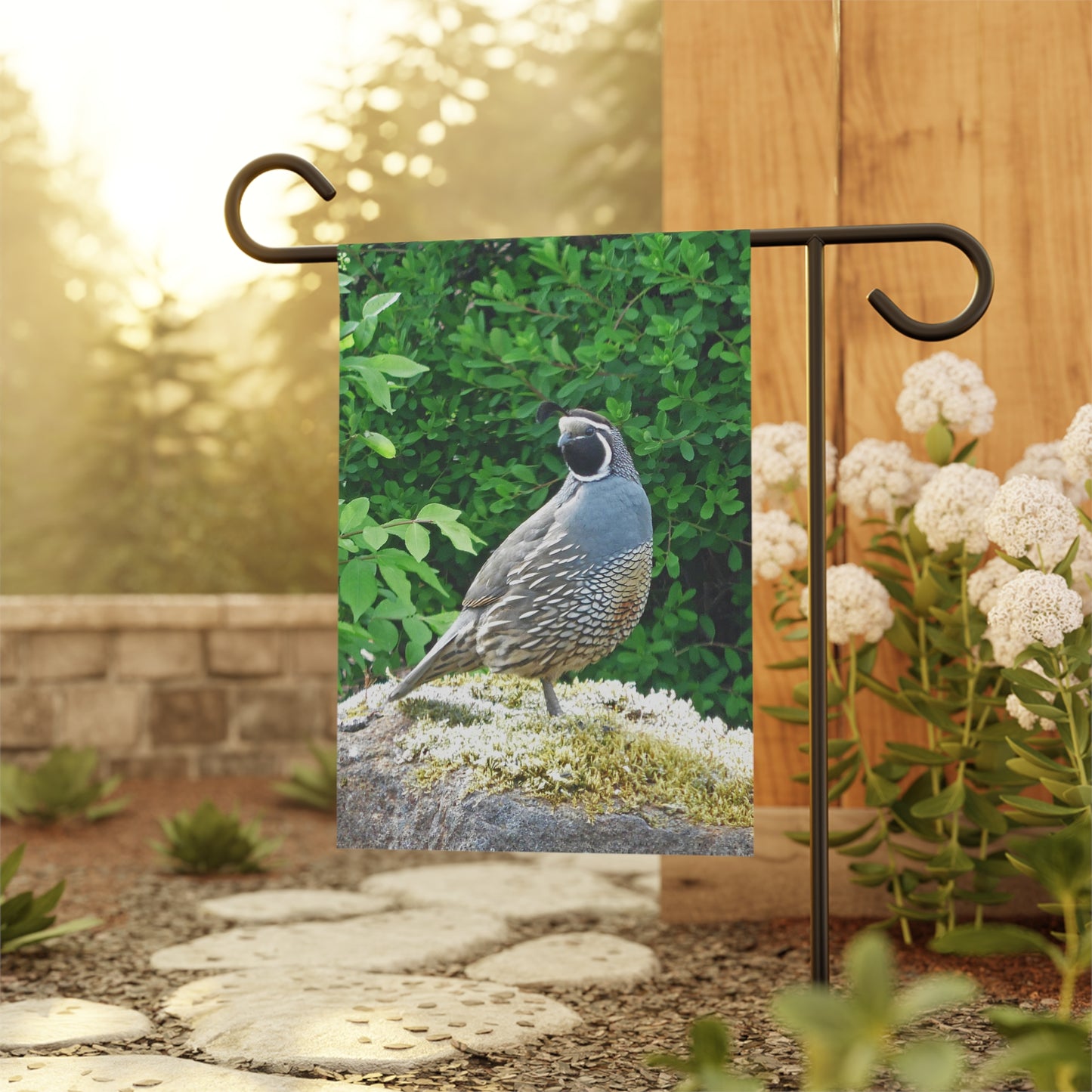 Regal Quail Garden & House Banner