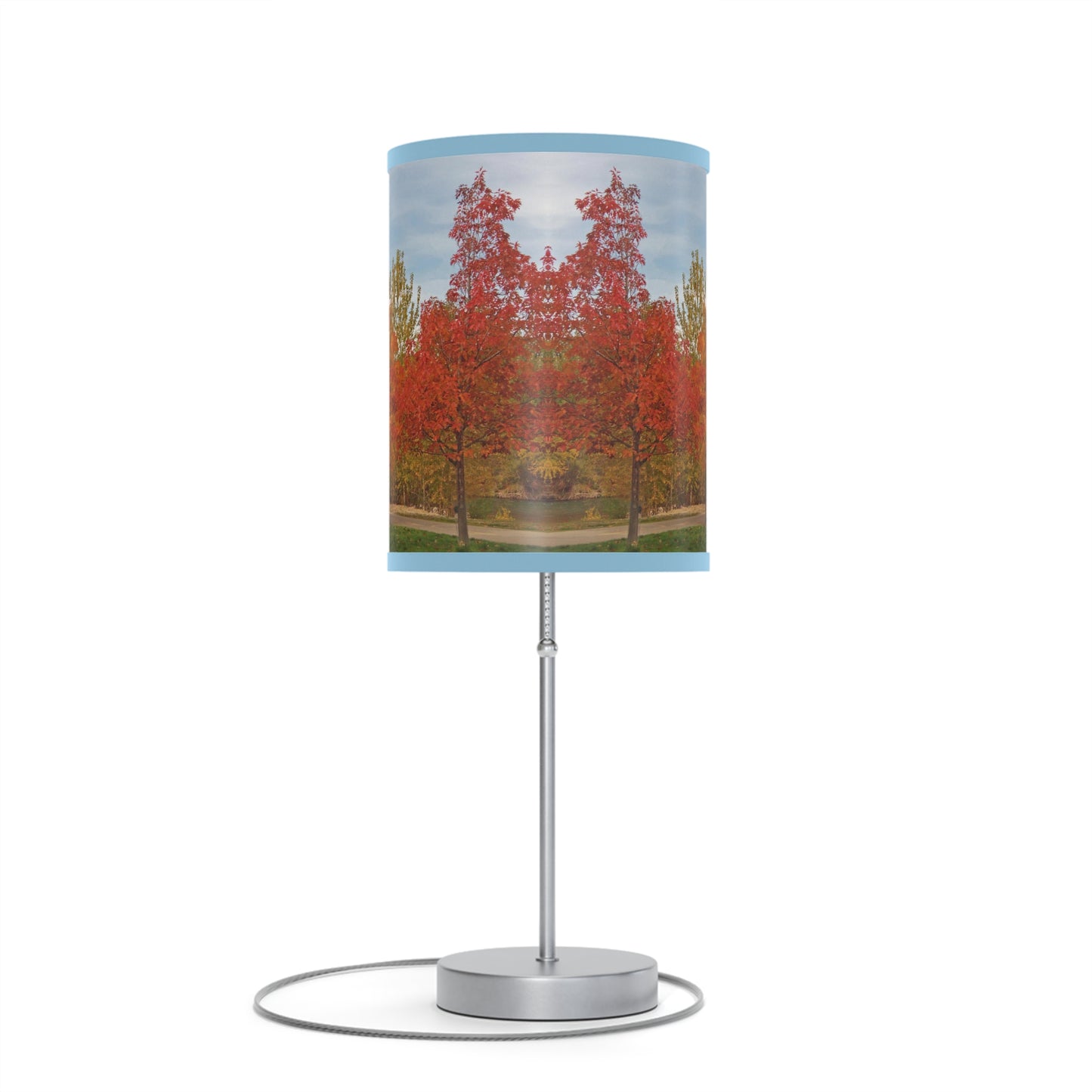 Autumn Serenity Lamp on a Stand