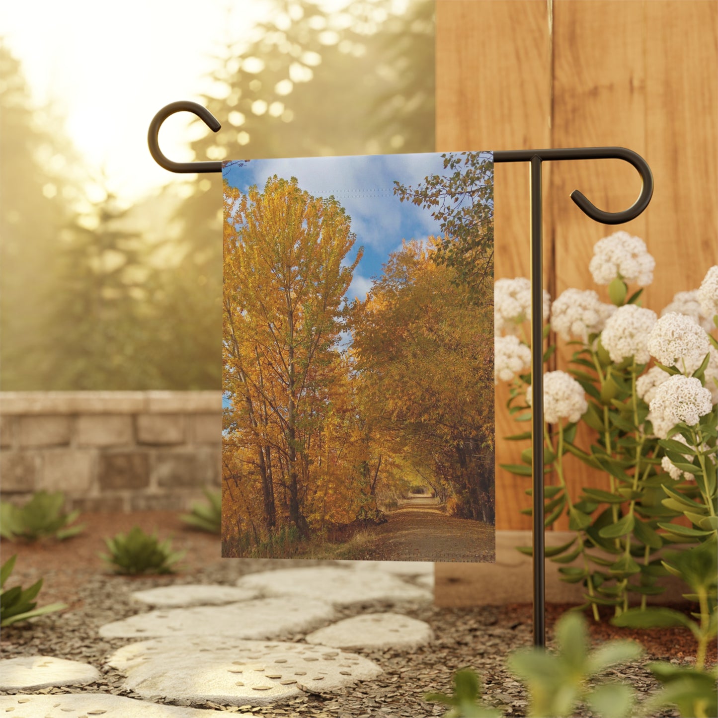 Autumn Trail Garden & House Banner