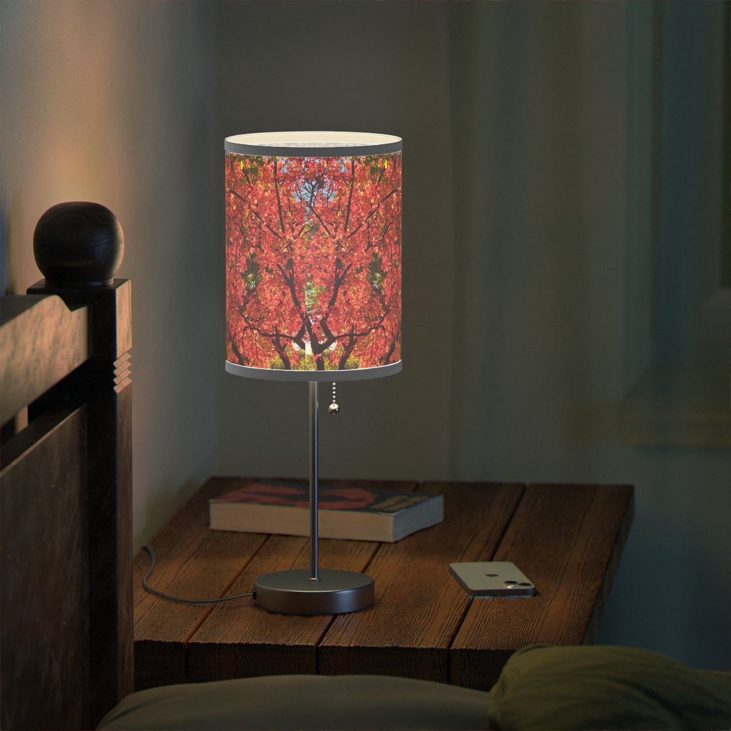 Autumn Glow Lamp on a Stand