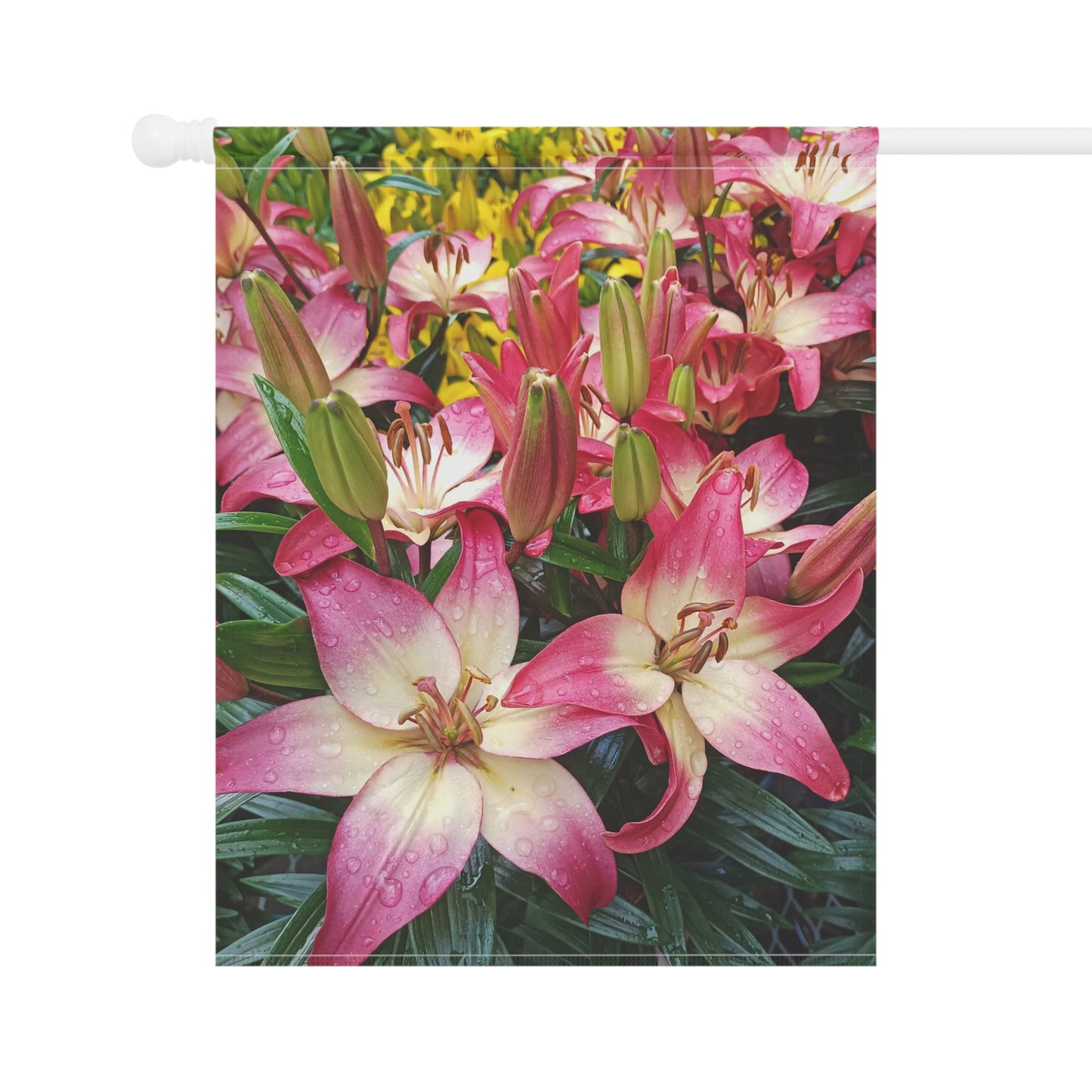 Lovely Lilies Garden & House Banner