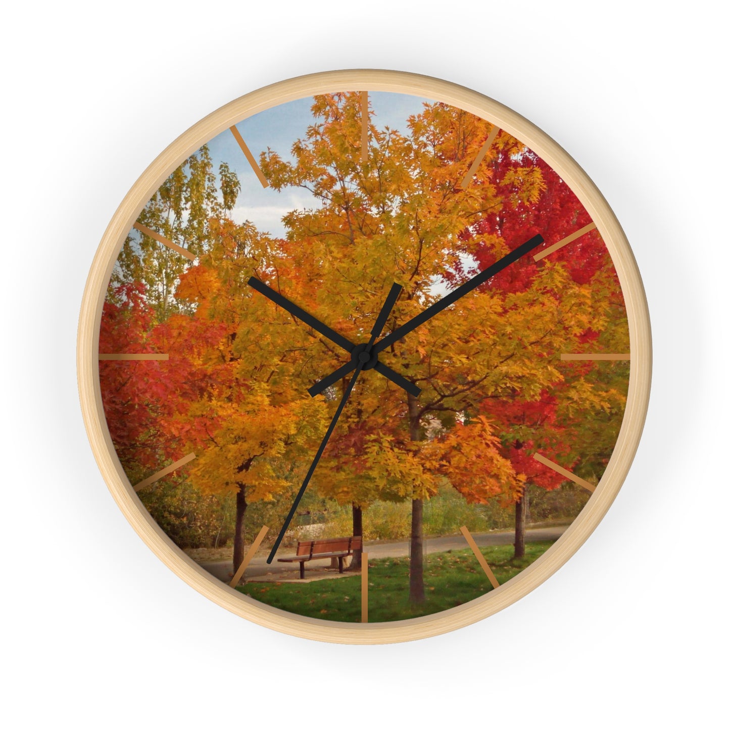 Autumn Serenity Wall Clock