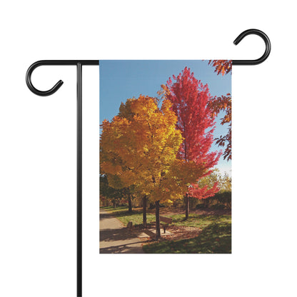 Autumn Bench Garden & House Banner