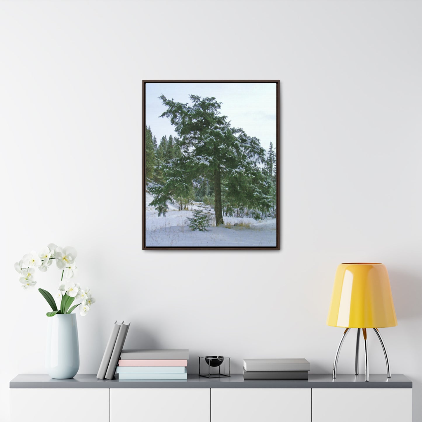 Winter Protector Gallery Canvas Wraps Framed