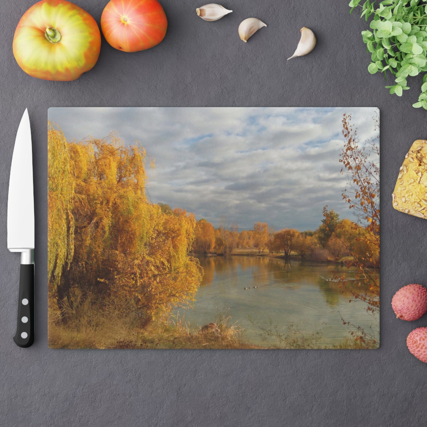 Autumn Peace Cutting Board Dishwasher Safe