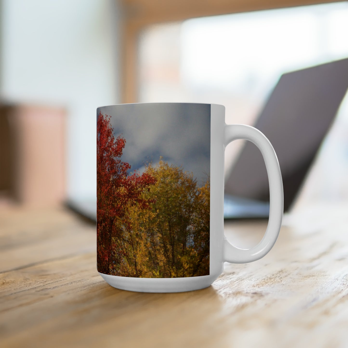 Autumn Sky Ceramic Mug 15oz