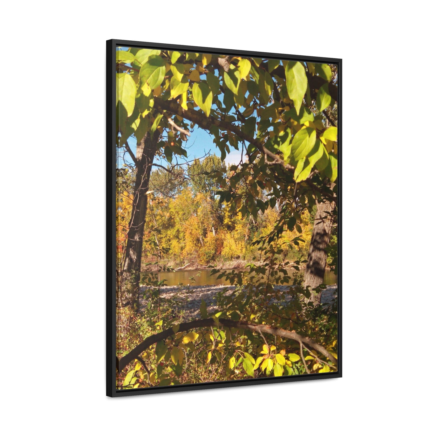Autumn Window Gallery Canvas Wraps Framed