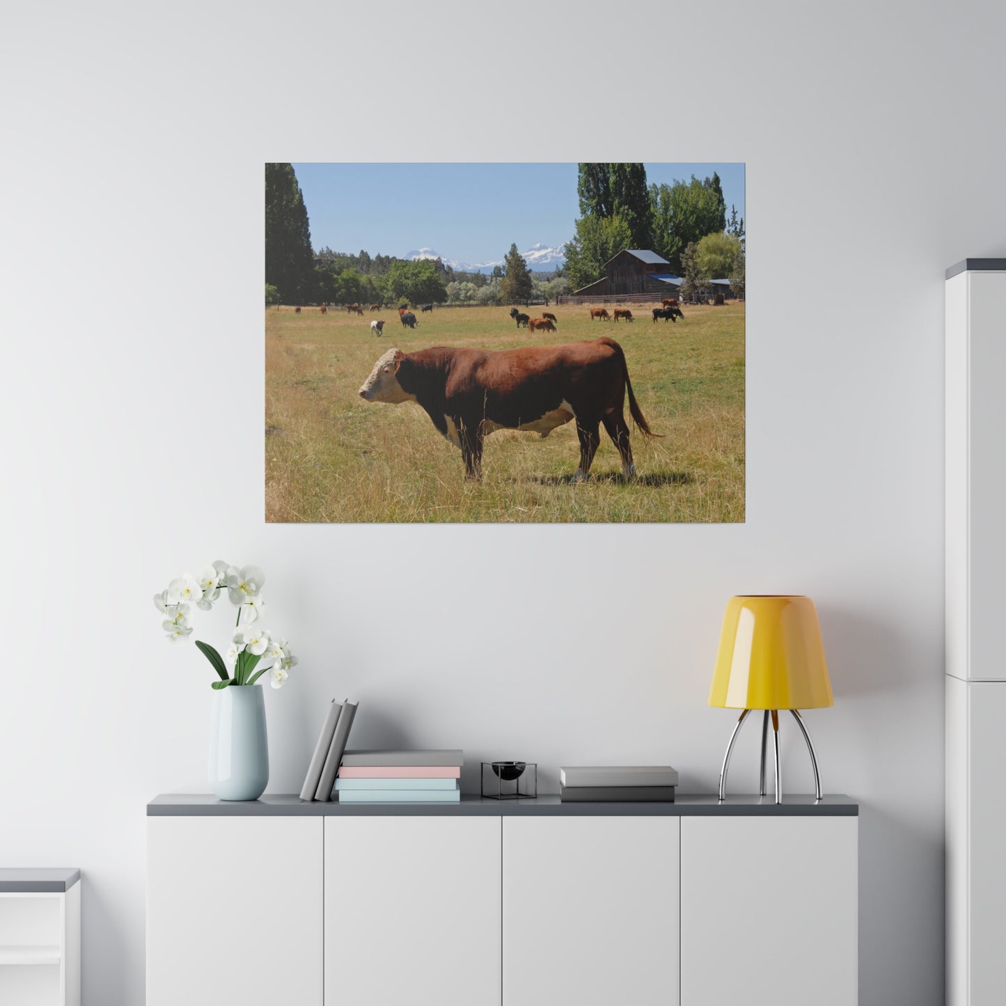 King Of The Pasture Matte Canvas