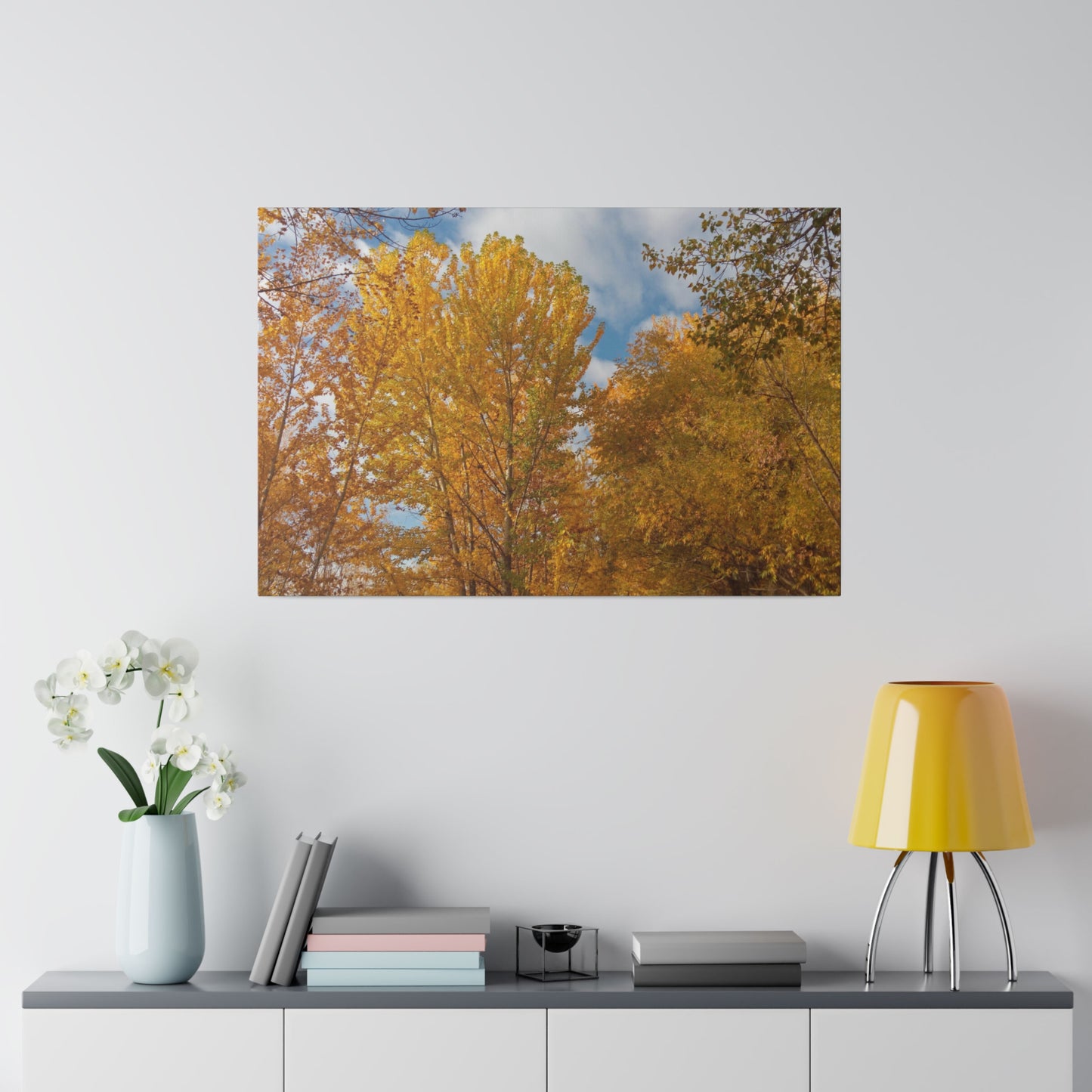 Autumn Gold Matte Canvas