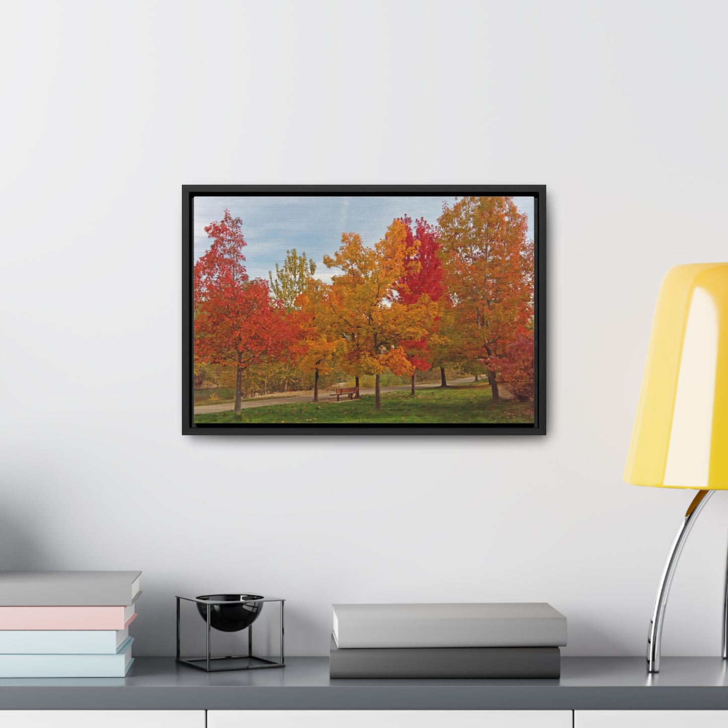 Autumn Serenity Gallery Canvas Wraps Framed