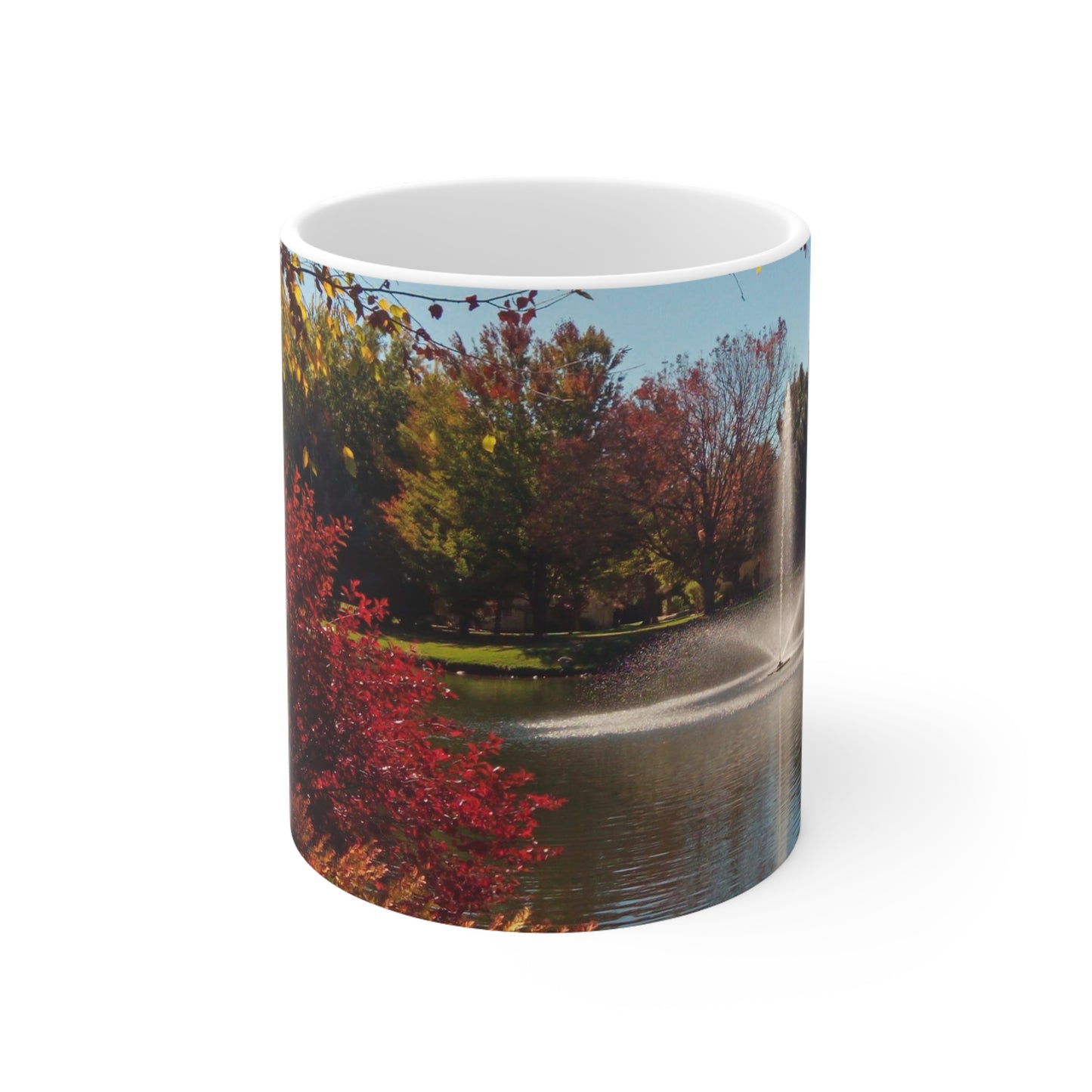Autumn Fountain Ceramic Mug 11oz
