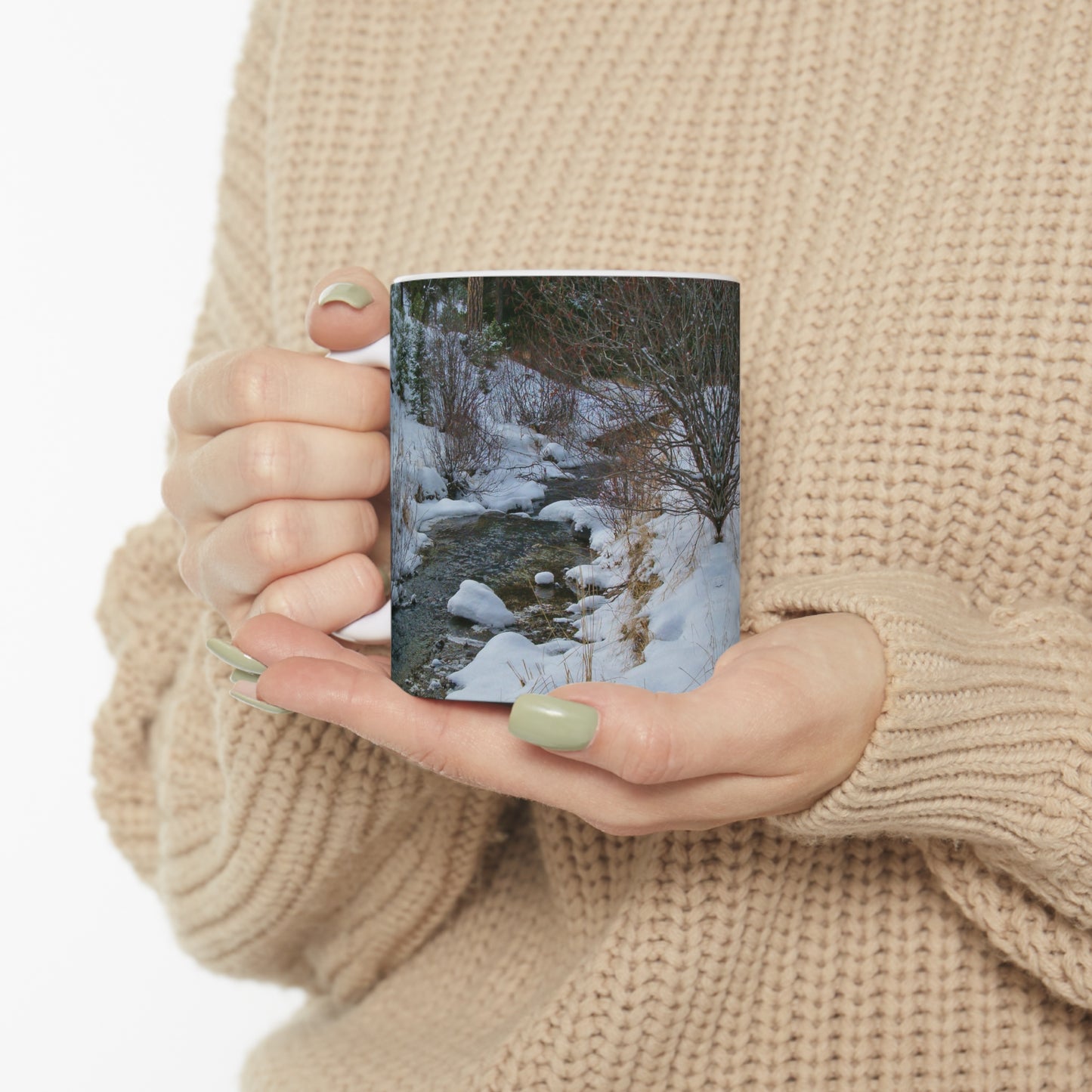 Snowy Creek Ceramic Mug 11oz