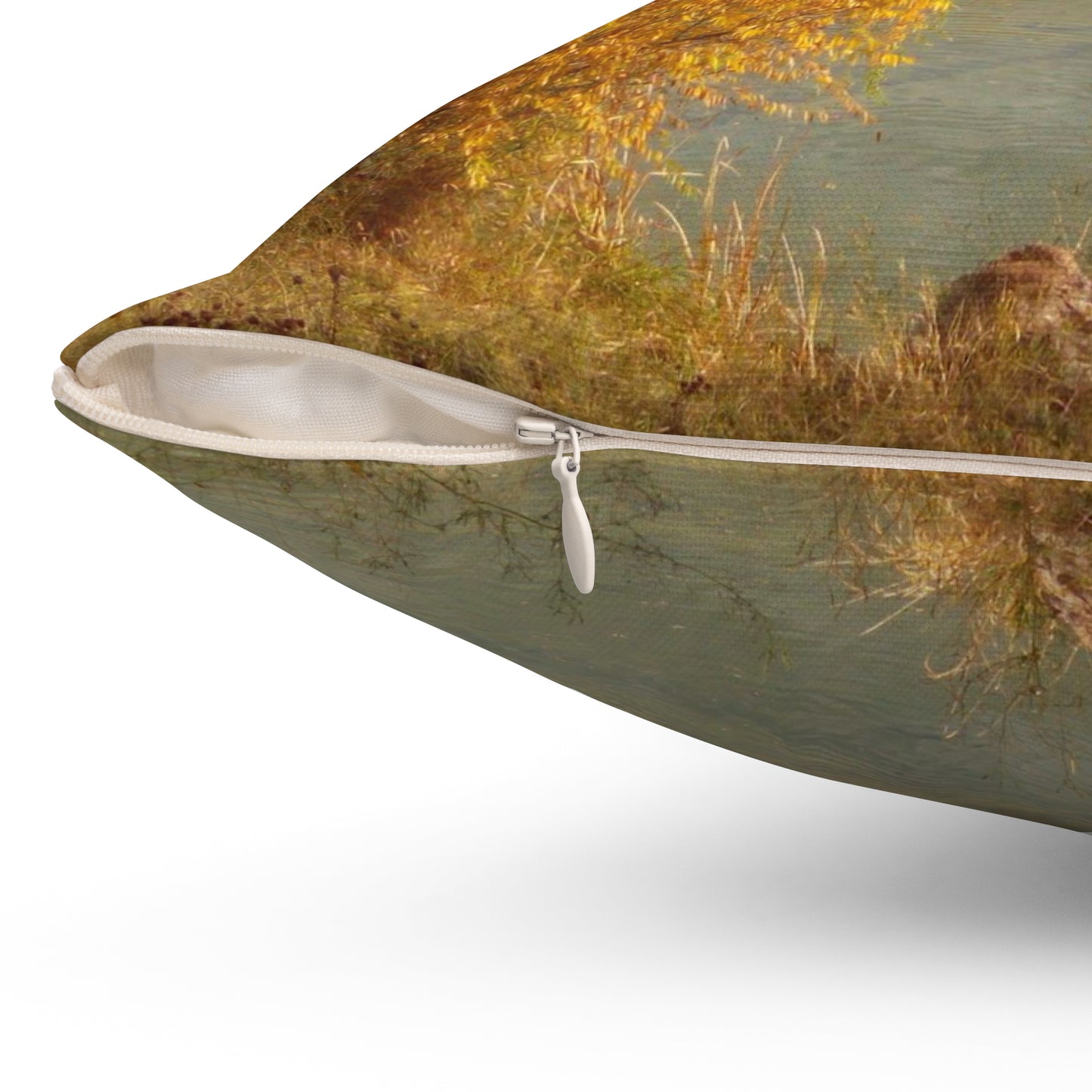 Autumn Peace Spun Polyester Square Pillow