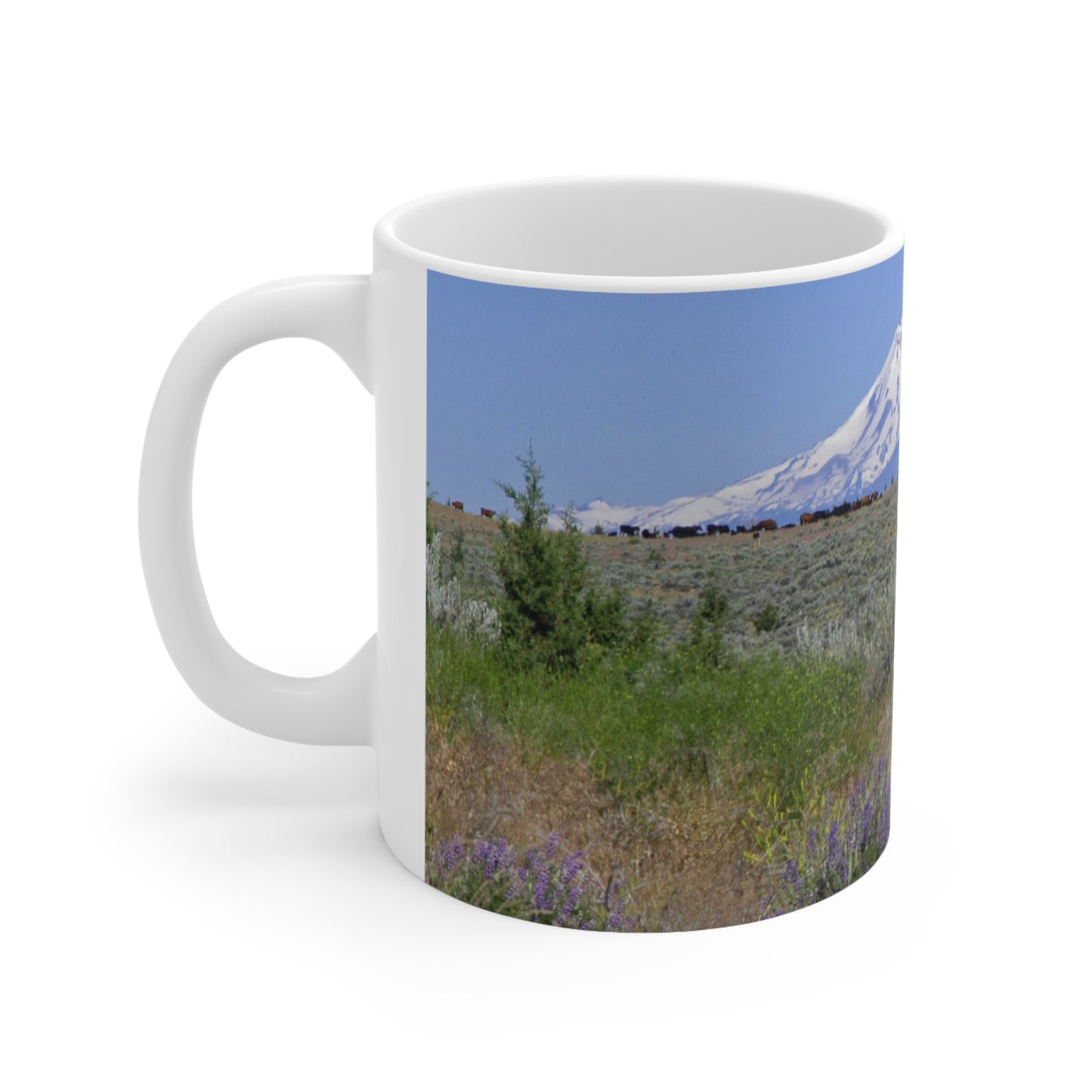 Lupine & Sage Mountain Ceramic Mug 11oz