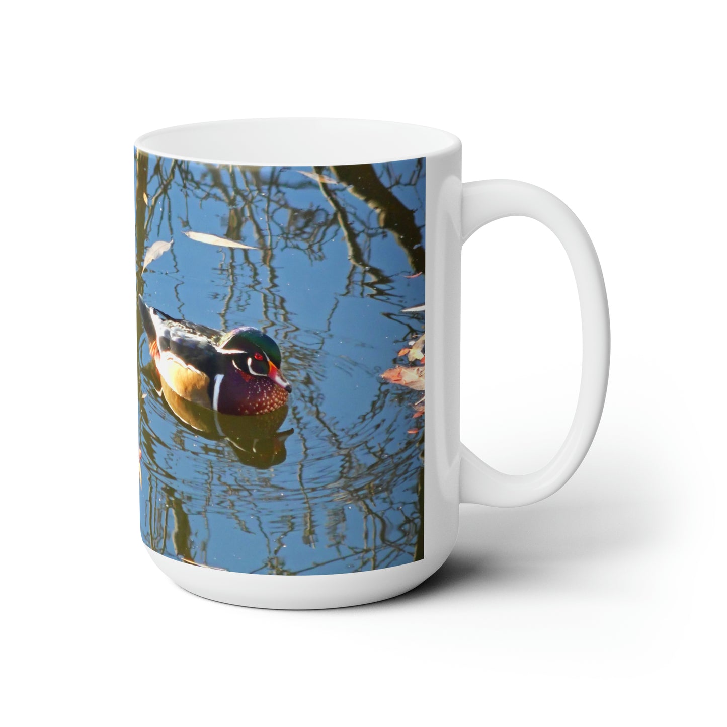 Reflections Wood Duck Ceramic Mug 15oz