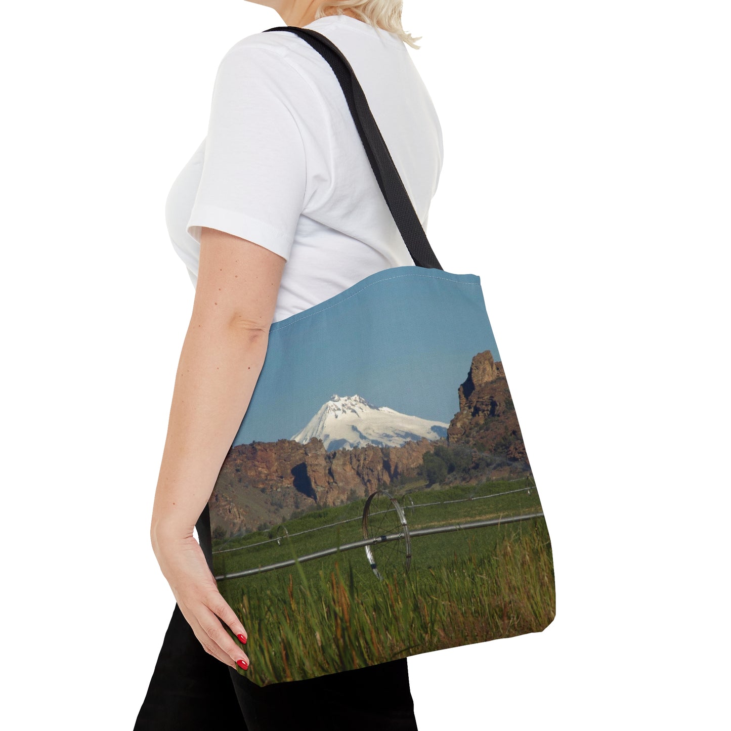 Mountain & Rocky Cliffs Tote Bag