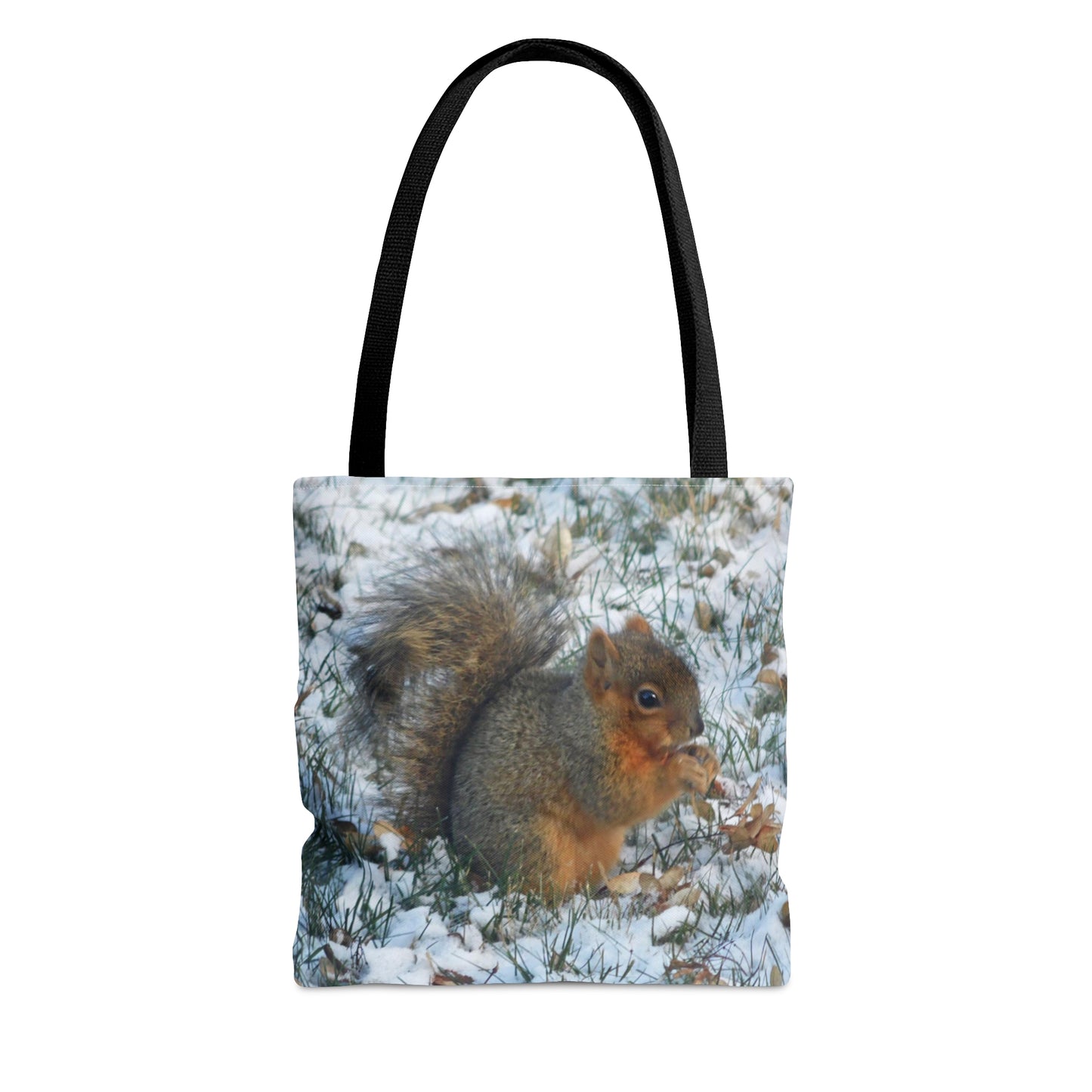 Winter Squirrel Tote Bag