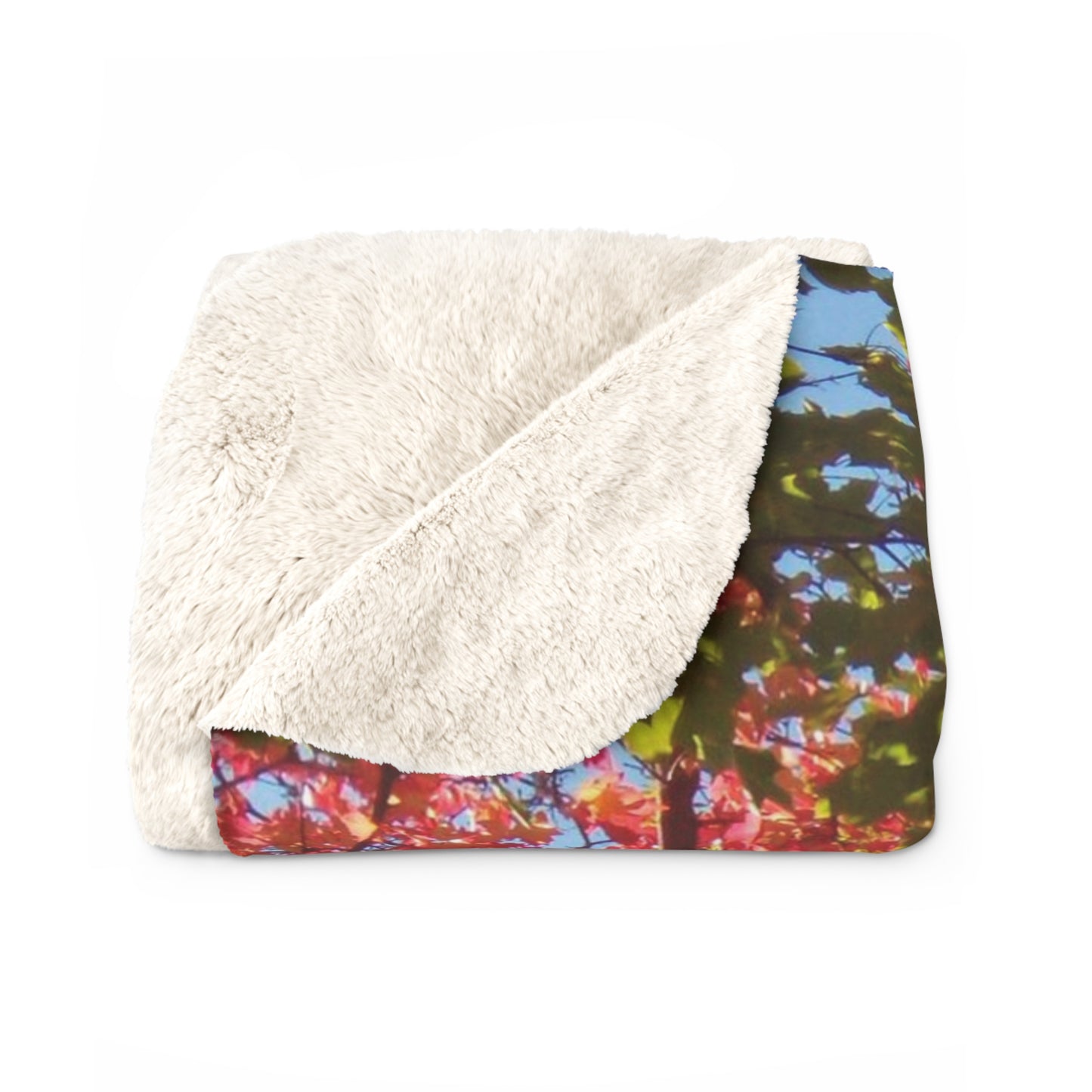 Autumn Glow Sherpa Fleece Blanket