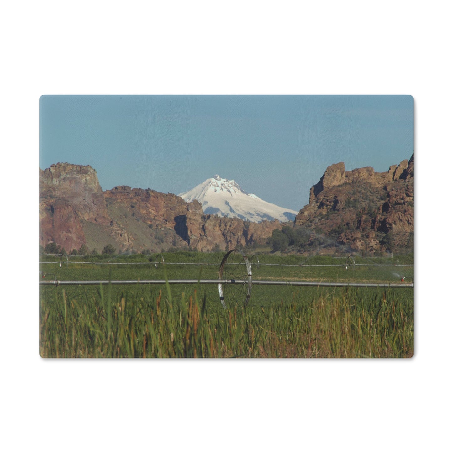 Mountain & Rocky Cliffs Cutting Board Dishwasher Safe