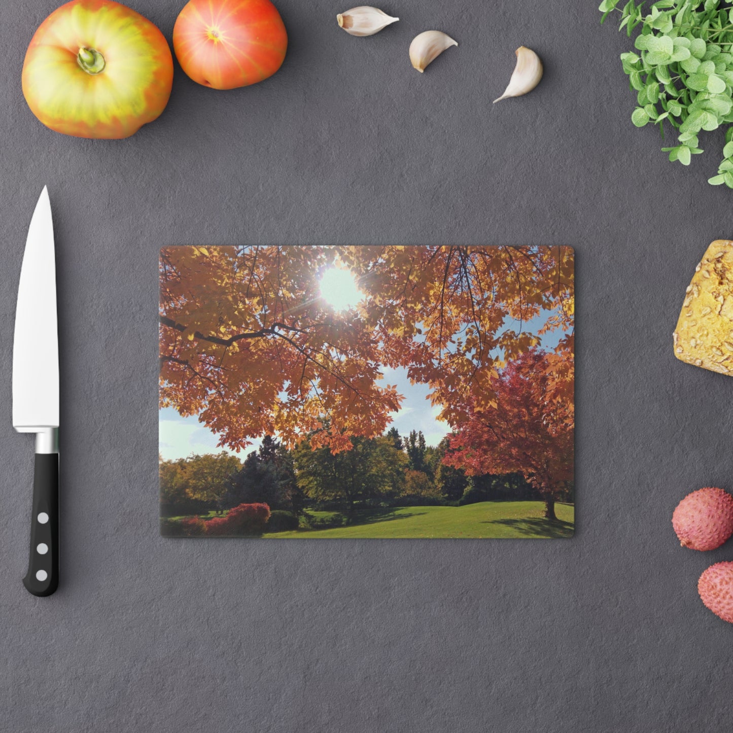Autumn Light Cutting Board Dishwasher Safe