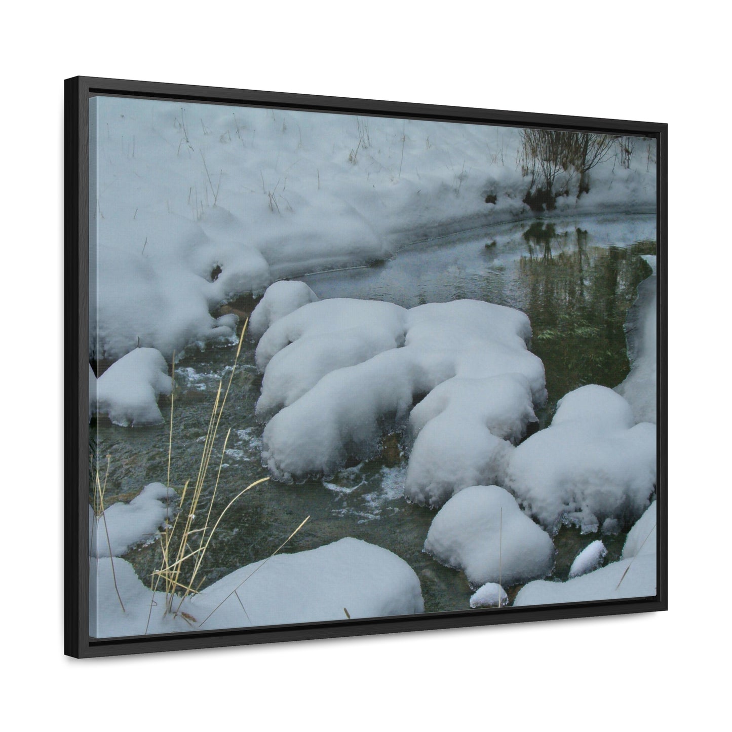 Snowy Islands Gallery Canvas Wraps Framed