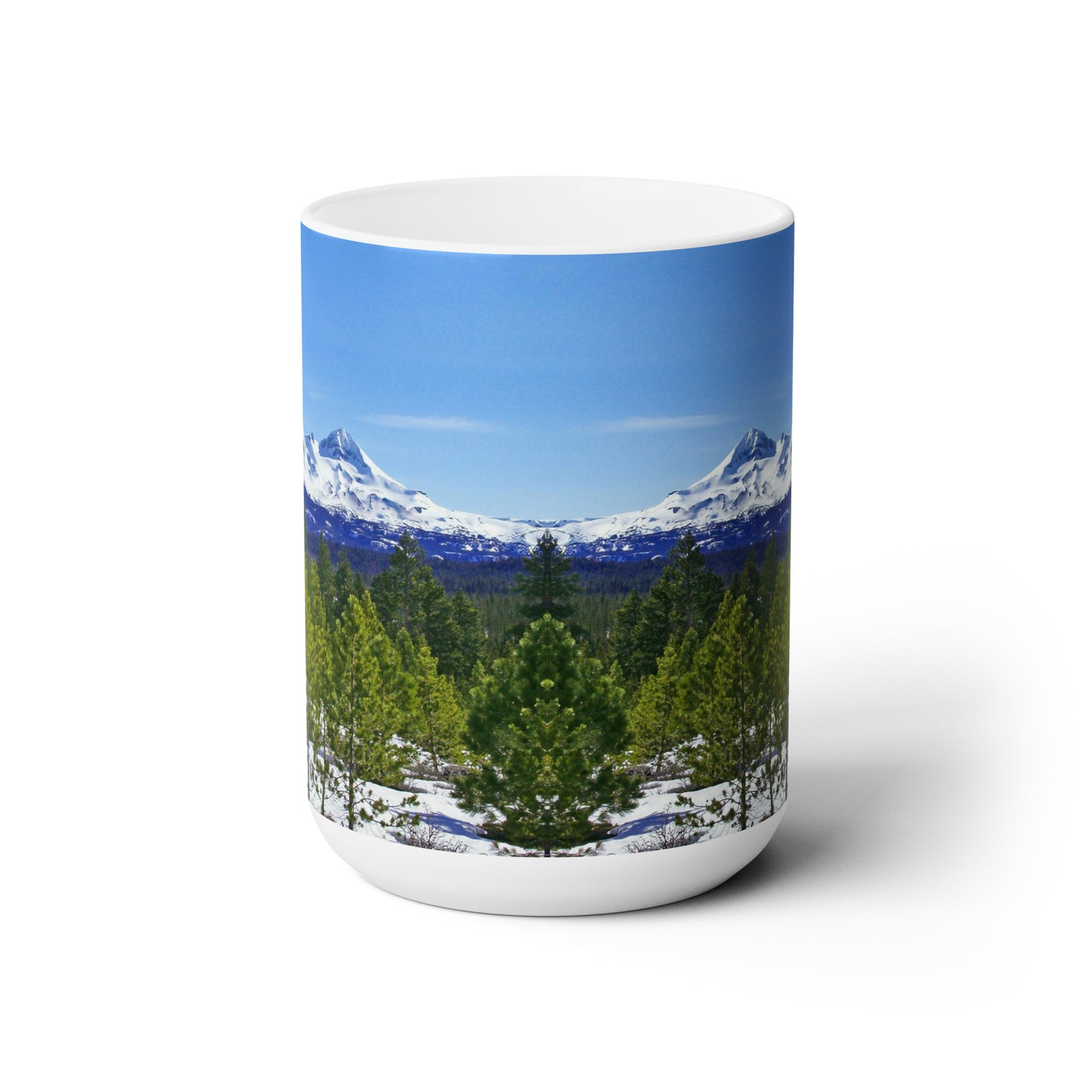 Winter Two Sisters Ceramic Mug 15oz