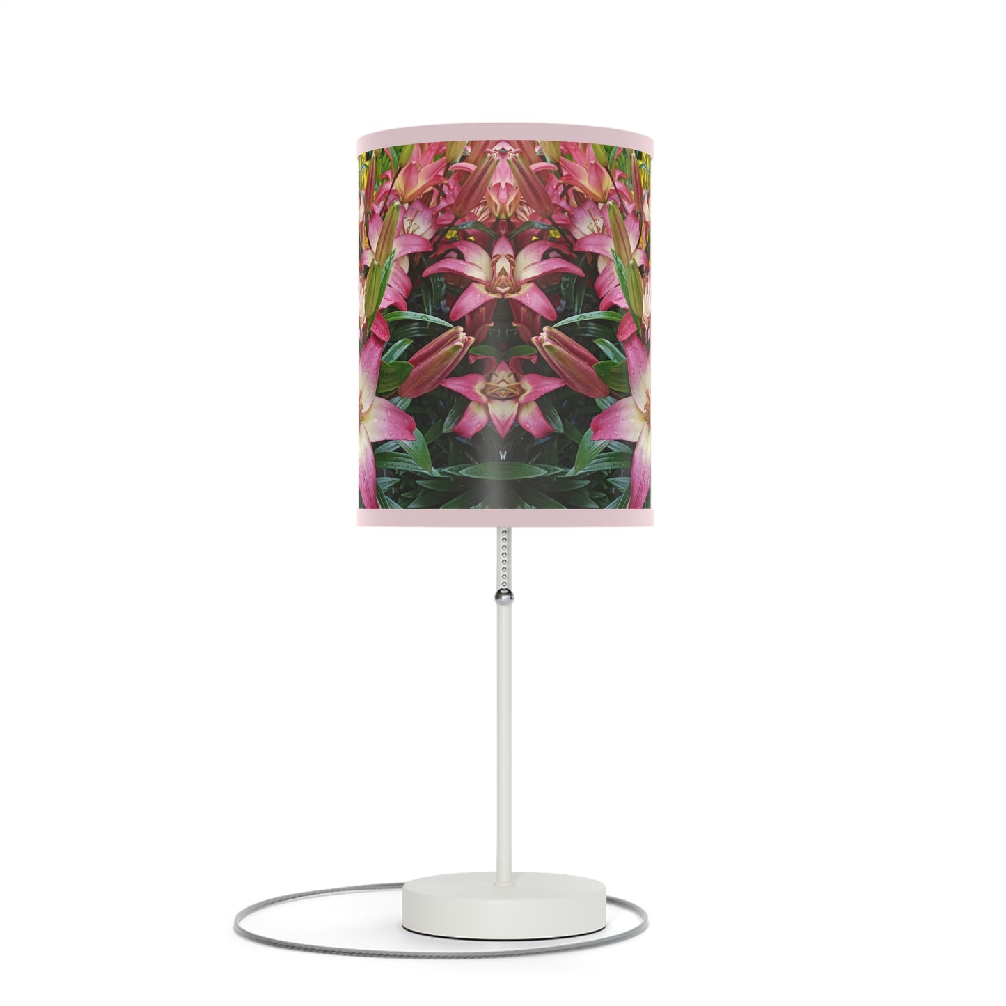 Lovely Lilies Lamp on a Stand