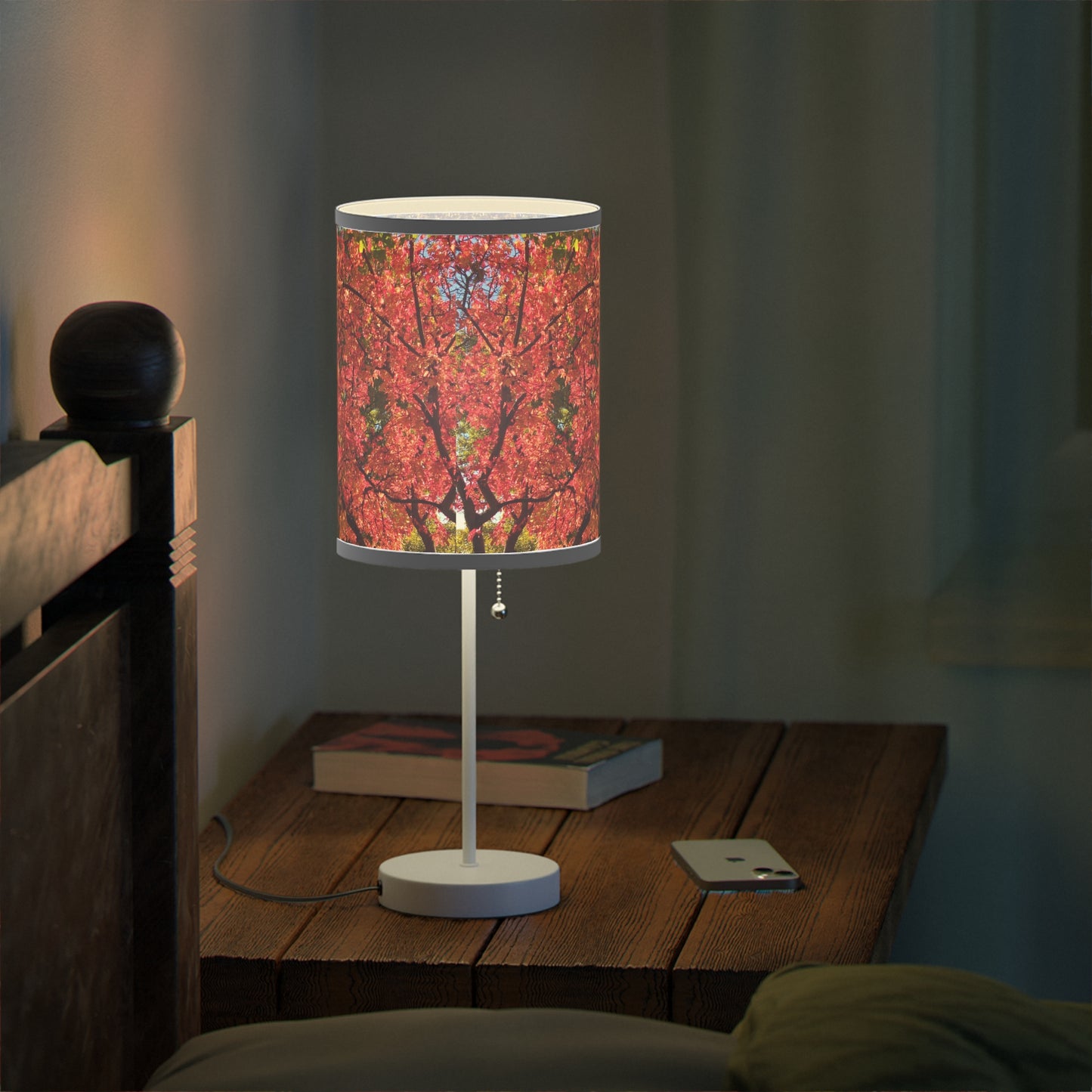 Autumn Glow Lamp on a Stand