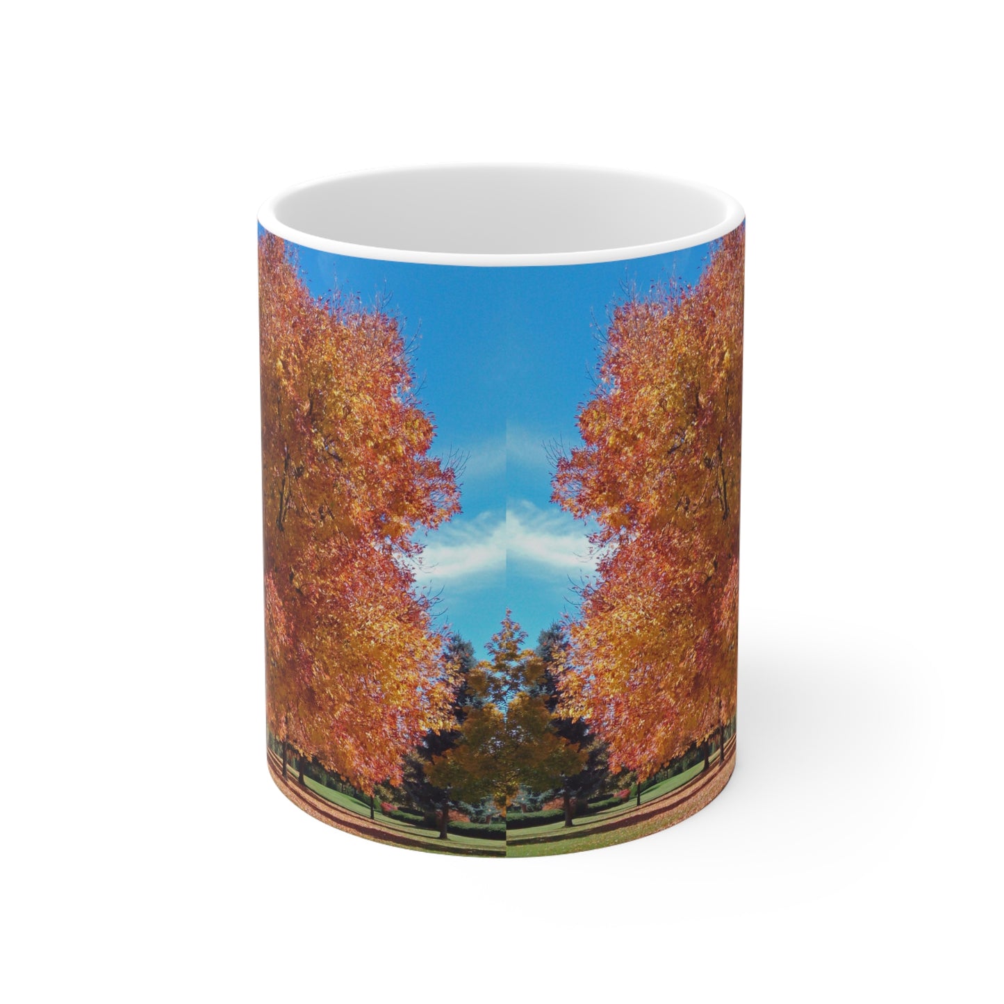 Autumn Tree Late Fall Ceramic Mug 11oz