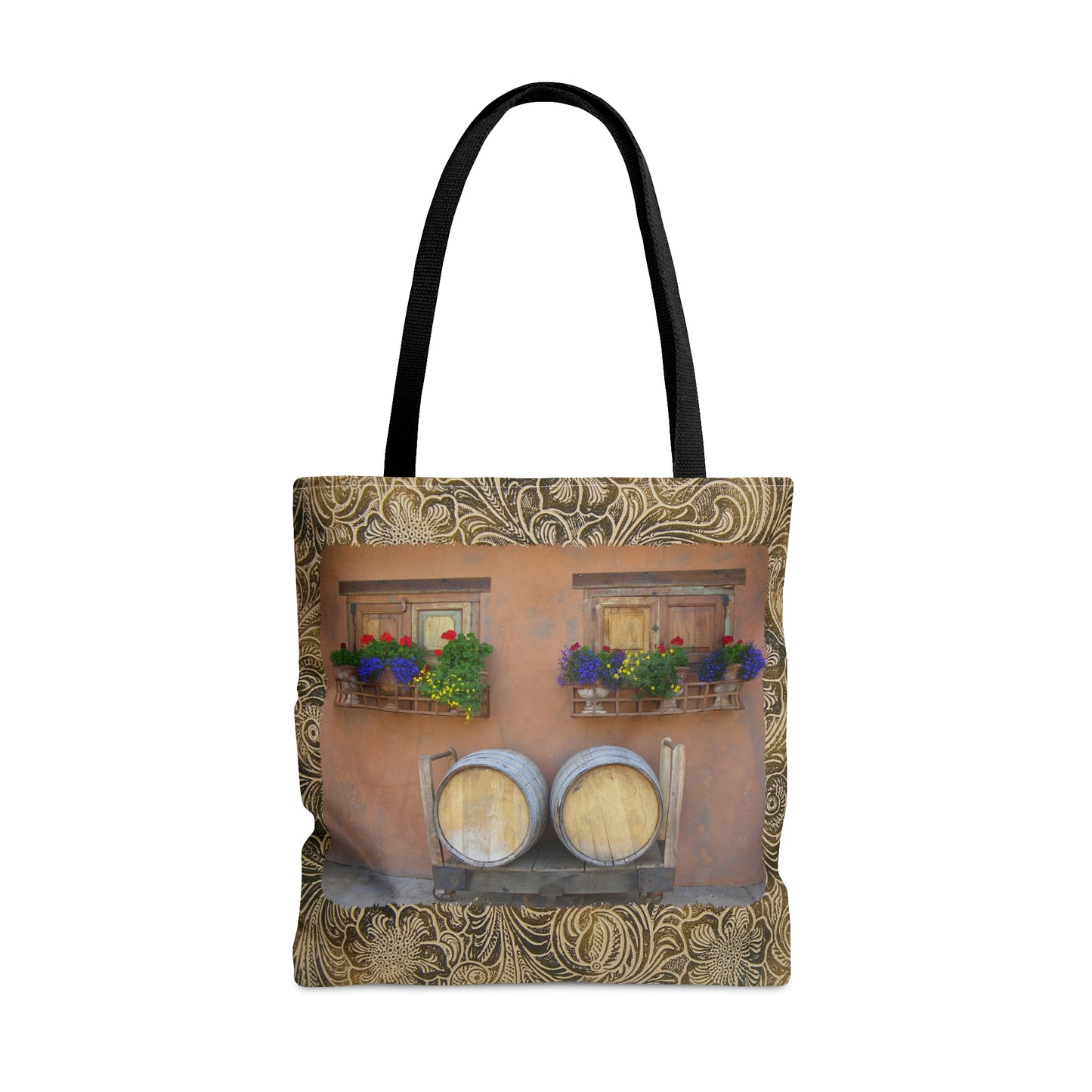 Spanish Windows & Barrels Tote Bag