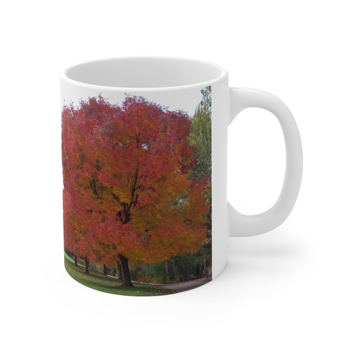 Autumn Tree Mid Fall Ceramic Mug 11oz