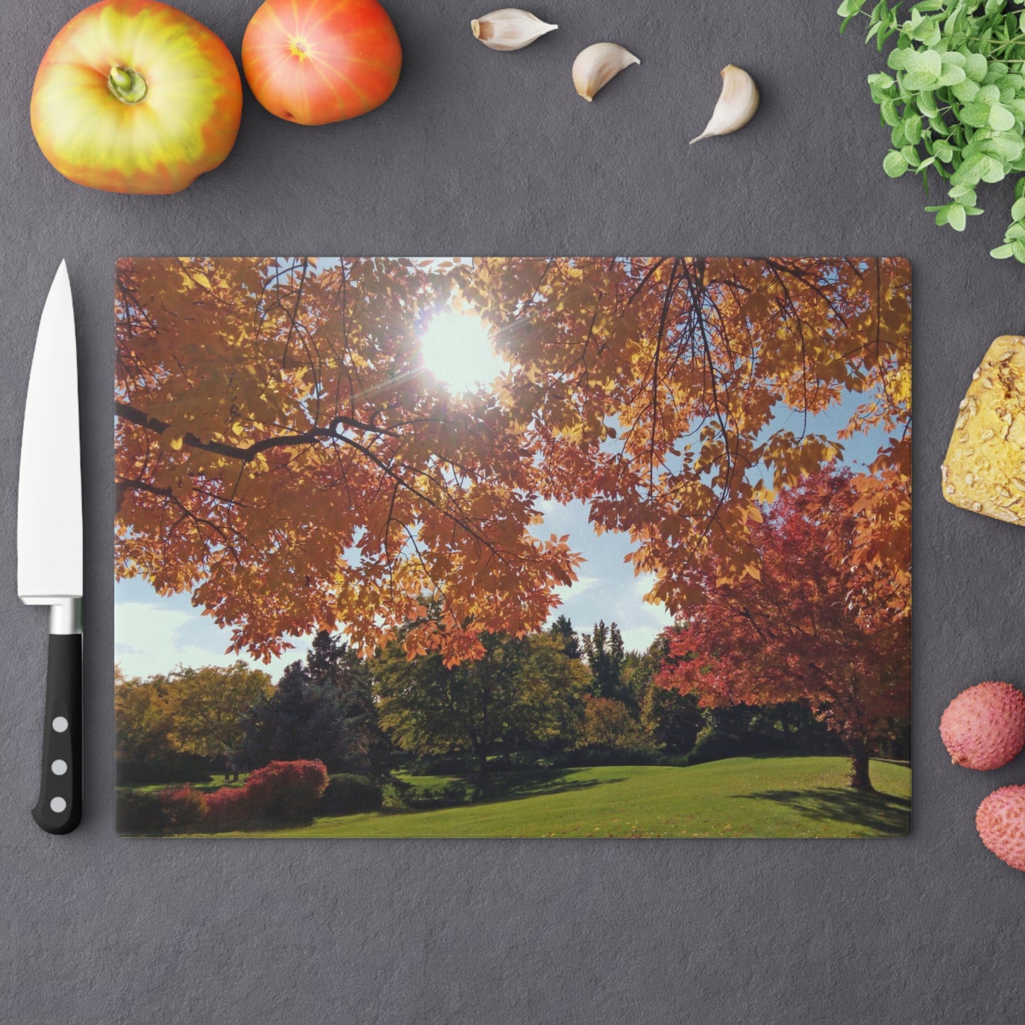 Autumn Light Cutting Board Dishwasher Safe