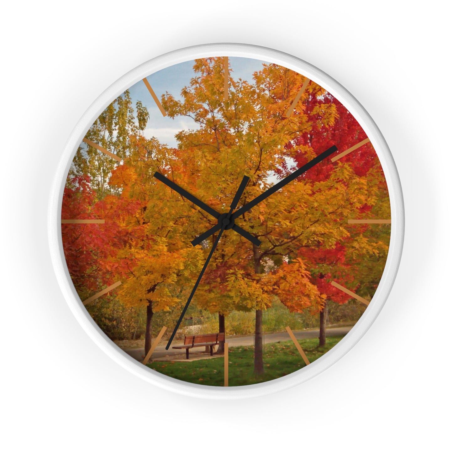 Autumn Serenity Wall Clock