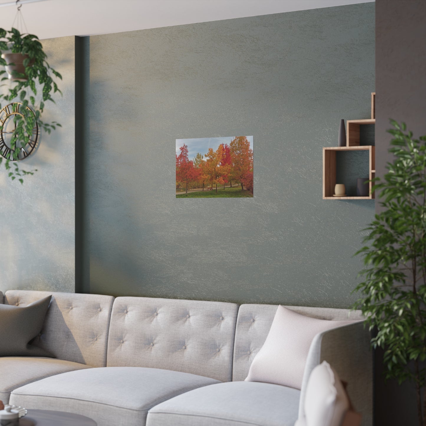 Autumn Serenity Satin Posters
