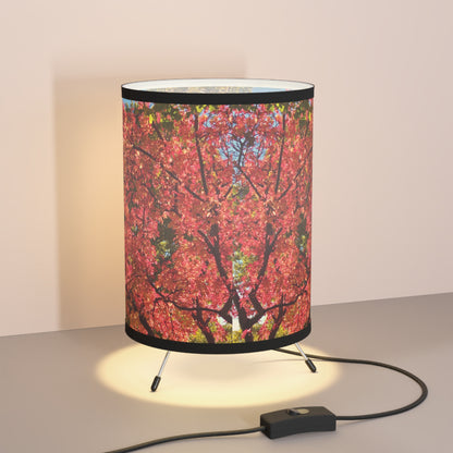 Autumn Glow Tripod Lamp