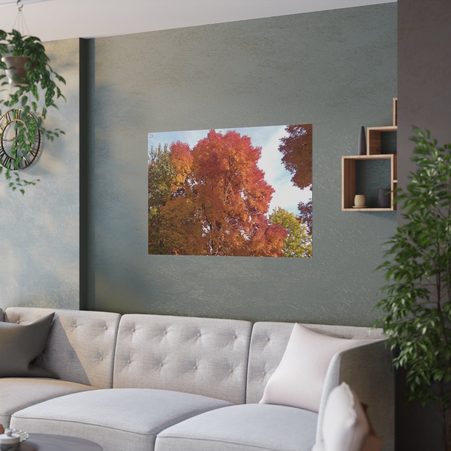 Autumn Radiance Satin Posters