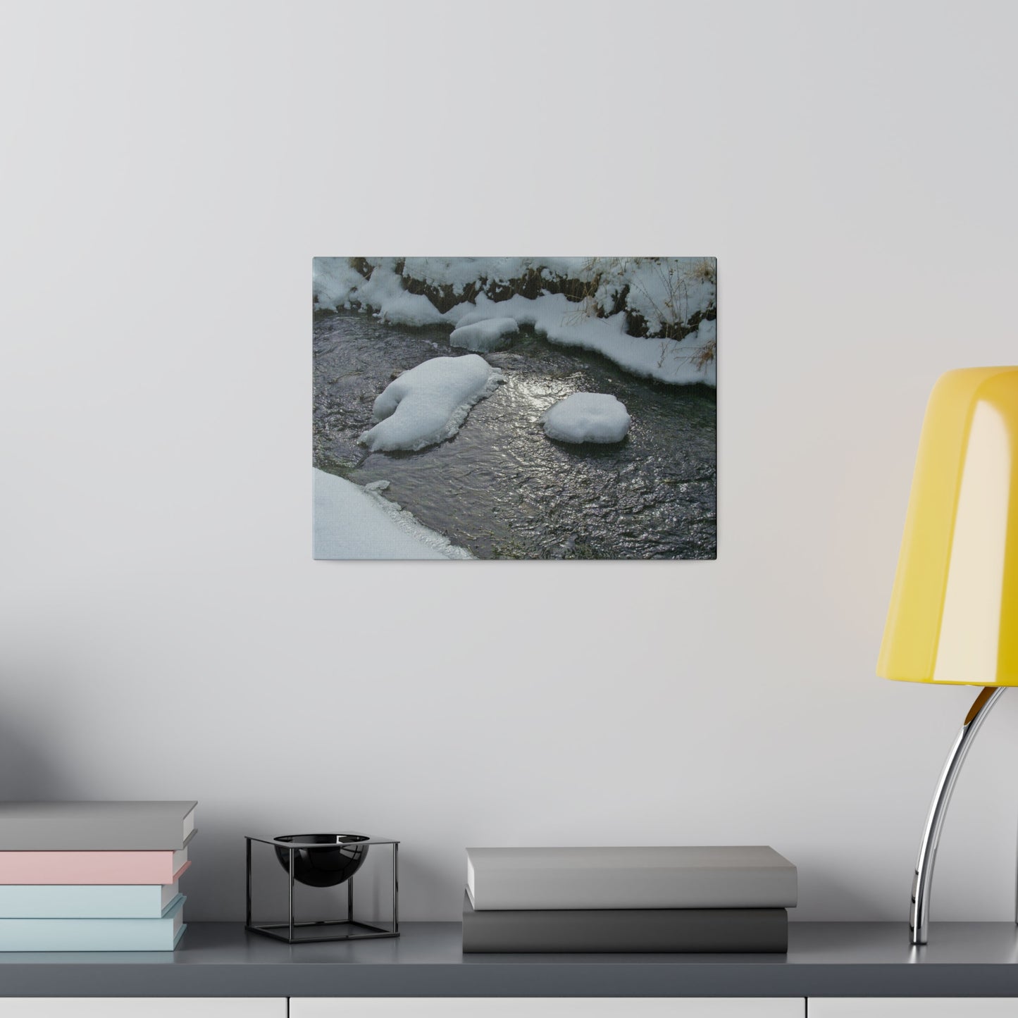 Winter Reflection Matte Canvas