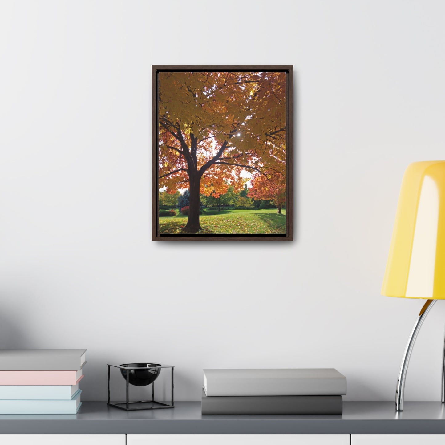 Autumn Canopy Gallery Canvas Wraps Framed