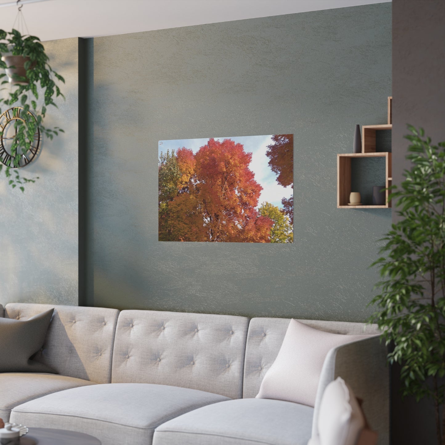Autumn Radiance Satin Posters