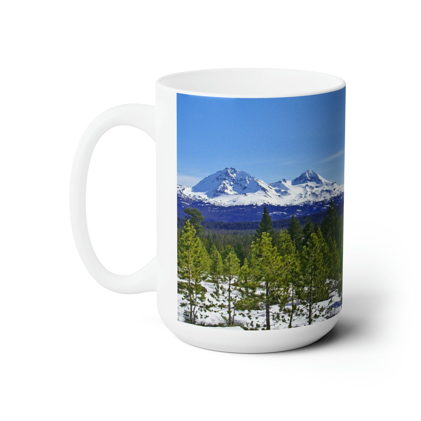 Winter Two Sisters Ceramic Mug 15oz