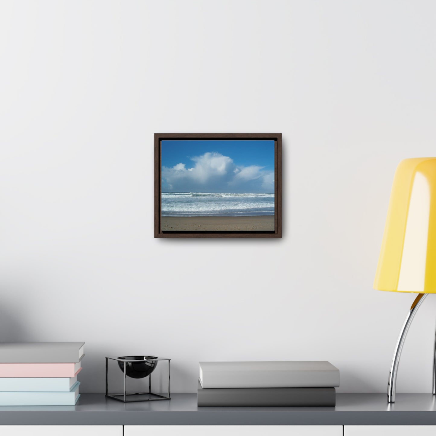 Blue Sky Beach Gallery Canvas Wraps Framed