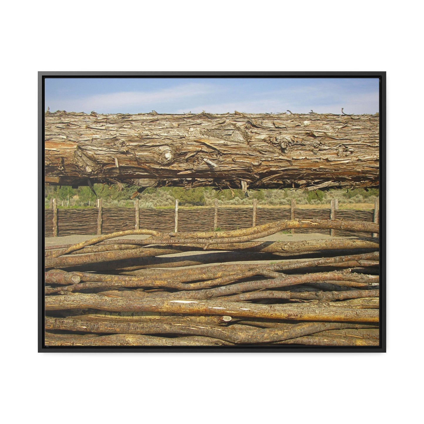 Through The Rails Gallery Canvas Wraps Framed