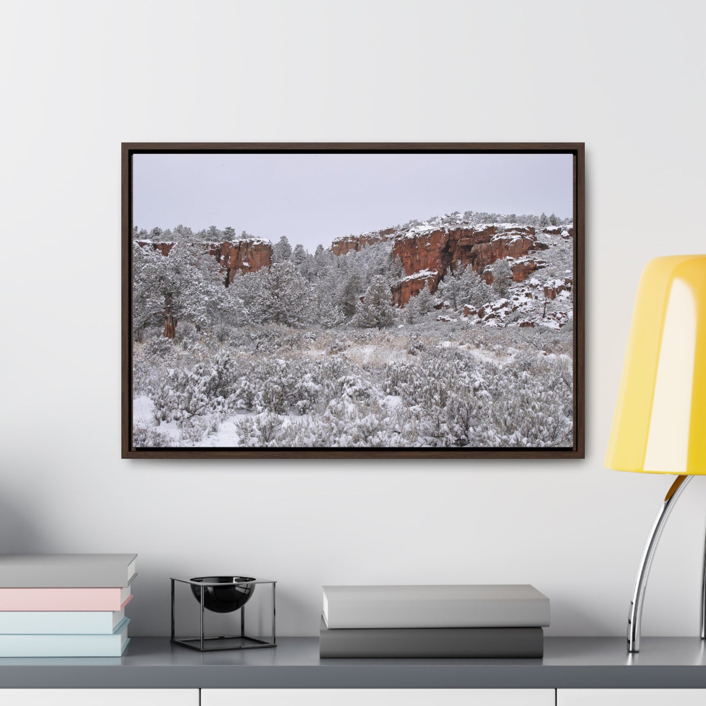 Winter Canyon Gallery Canvas Wraps Framed